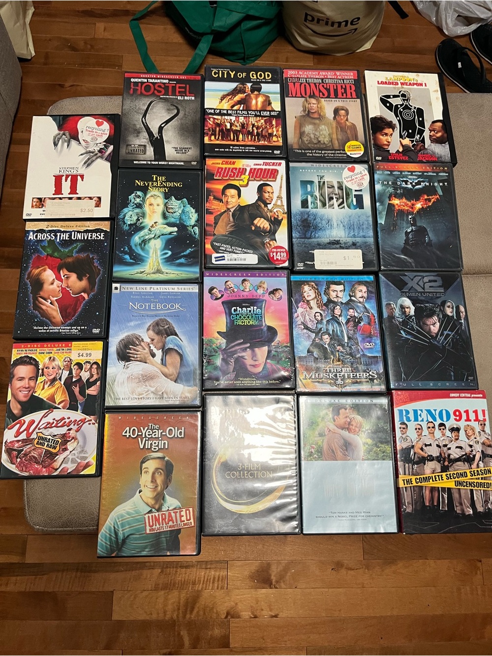 Assorted DVD Movie Collection - Mixed Titles (Black)